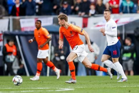 GUIMARAES, 06-06-2019, Estadio D. Afonso Henriques , UEFA Nations League Semi Final. Netherlands player Frenkie de Jong during the game Netherlands - England Netherlands - England  x3610488x Copyright: