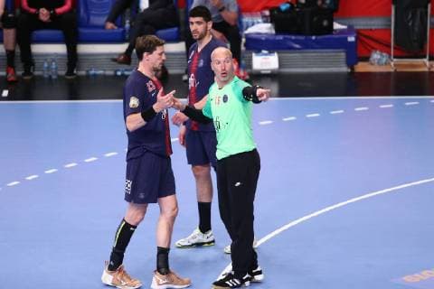 Thierry Omeyer (Paris) HANDBALL : Lidl Starligue - 26eme journee - Paris Saint-Germain HB vs Cesson-Rennes Metropole HB - 06 06 2019 KevinDomas Panoramic 
