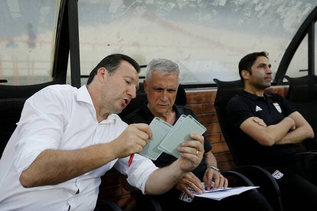 Marc Wilmots Head coach and manager of Iran befor during the International Friendly, Länderspiel, Nationalmannschaft match between Iran and Syria at Azadi Stadium on Jun 06, 2019 in Tehran,Iran (Photo by Amirhossein Kheirkhah imago) 