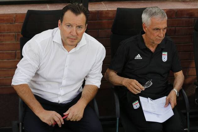 June 6, 2019 - Tehran, Tehran, Iran - Iranian national football Team started a new era under coach Marc Wilmots with an empathetic 5-0 win against the tough Syrian national team, Nationalteam in Azadi Stadium. FIFA 2019: Friendly Match Iran 5:0 Syria - ZUMAm183 20190606_spo_m183_027 Copyright: xAminxMonfaredx