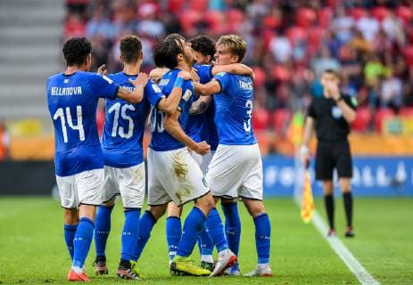 2019.06.07 Tychy Pilka nozna Mistrzostwa Swiata U-20 Polska 2019 Wlochy - Mali N z Davide Frattesi Foto Lukasz Sobala Press Focus 2019.06.07 Tychy Football 2019 FIFA U-20 World Cup Poland Italy and Mali Davide Frattesi Credit: Lukasz Sobala Press Focus NEWSPIX.PL --- Newspix.pl  20190607PF_LS099