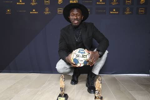 Boiba Sissoko - Creteil MVP Pro Ligue HANDBALL : Ceremonie des trophees des champions LNH 2019 - Paris - 07 06 2019 GwendolineLeGoff Panoramic 