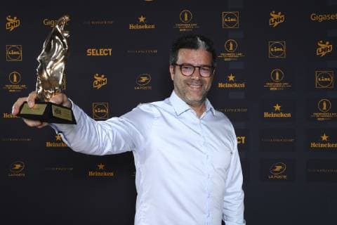 Erick Mathe - Entraineur Chambery HANDBALL : Ceremonie des trophees des champions LNH 2019 - Paris - 07 06 2019 GwendolineLeGoff Panoramic 