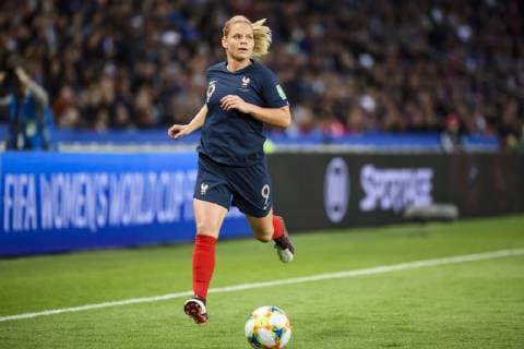07 06 2019, xkvx, Football Womens World Cup France, France South Korea emspor, v l Eugenie Le Sommer National Football Team France Freisteller DFL DFB REGULATIONS PROHIBIT ANY USE OF PHOTOGRAPHS as IMAGE SEQUENCES and or QUASI VIDEO Paris