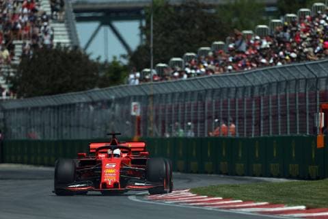 Photo4 LaPresse 07 06 2019 Montreal, Canada Grand Prix Formula One Canada 2019 In the pic: Sebastian Vettel (GER) Scuderia Ferrari SF90  Copyright: xPhoto4 LaPressex