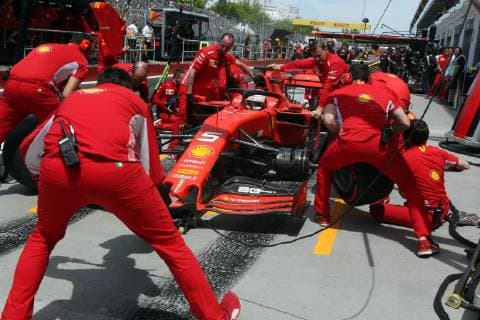 Photo4 LaPresse 07 06 2019 Montreal, Canada Grand Prix Formula One Canada 2019 In the pic: Sebastian Vettel (GER) Scuderia Ferrari SF90  Copyright: xPhoto4 LaPressex