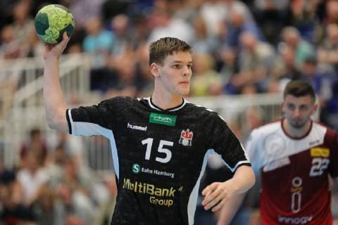 Sport,Handball,2 Bundesliga,Stadion Am Hallo,Essen,TUSEM Essen vs Sportverein Hamburg,08,06,2019,Stadion Am Hallo,Essen 7Meter Dominik Axmann 15 HSV Sport,Handball,2 Bundesliga,Stadion Am Hallo,Essen,TUSEM Essen vs Sportverein Hamburg,08,06,2019 Essen Copyright: xEIBNER RonaldxBrendelx EP_RBL