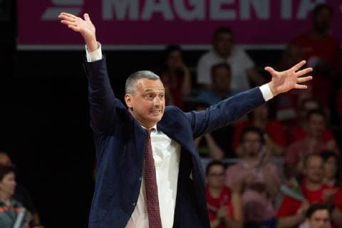 FCBB Coach Dejan RADONJIC FCB Basketball, FC Bayern FCB RASTA Vechta VEC , Bundesliga, Playoff, season 2018 2019, semi-final, 3 game, on 08 06 2019 in Munich A U D I D O M E Germany x20190608_103x