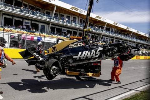 Motorsports: FIA Formula One World Championship, WM, Weltmeisterschaft 2019, Grand Prix of Canada, Car of 20 Kevin Magnussen (DEN, Rich Energy Haas F1 Team), Montreal Canada