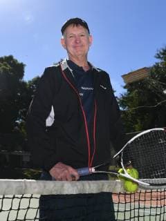 ASH BARTY FRENCH OPEN REAX, Jim Joyce, Ashleigh (Ash) Barty s first tennis coach, poses for photos at the West Brisbane Tennis Centre in Brisbane, Sunday, June 9, 2019. Barty became the French Open champion overnight, her first grand slam win.( NO ARCHIVING, EDITORIAL USE ONLY, NO USE IN BOOKS WITHOUT CONSENT BRISBANE QLD AUSTRALIA  Copyright: xDANxPELEDx 20190609001403487691