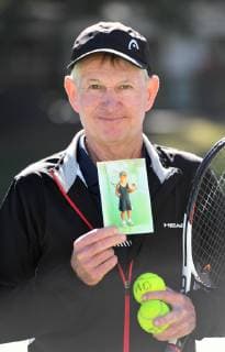 ASH BARTY FRENCH OPEN REAX, Jim Joyce, Ashleigh (Ash) Barty s first tennis coach, poses for photos at the West Brisbane Tennis Centre in Brisbane, Sunday, June 9, 2019. Barty became the French Open champion overnight, her first grand slam win.( NO ARCHIVING, EDITORIAL USE ONLY, NO USE IN BOOKS WITHOUT CONSENT BRISBANE QLD AUSTRALIA  Copyright: xDANxPELEDx 20190609001403487886