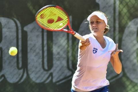 GER, Womens Tennis Bundesliga, 1 BL, TC Bredeney vs. TK Blau Weiß Aachen 09 06 2019, Tennisclub Bredeney e V 1929 in Essen, Essen, GER, Womens Tennis Bundesliga, 1 BL, TC Bredeney vs. TK Blau Weiß Aachen, in picture Zoe Hives, Australia TC Bredeney nph Mauelshagen nph00321