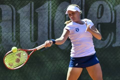 GER, Womens Tennis Bundesliga, 1 BL, TC Bredeney vs. TK Blau Weiß Aachen 09 06 2019, Tennisclub Bredeney e V 1929 in Essen, Essen, GER, Womens Tennis Bundesliga, 1 BL, TC Bredeney vs. TK Blau Weiß Aachen, in picture Zoe Hives, Australia TC Bredeney nph Mauelshagen nph00321