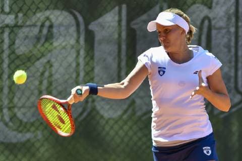GER, Womens Tennis Bundesliga, 1 BL, TC Bredeney vs. TK Blau Weiß Aachen 09 06 2019, Tennisclub Bredeney e V 1929 in Essen, Essen, GER, Womens Tennis Bundesliga, 1 BL, TC Bredeney vs. TK Blau Weiß Aachen, in picture Zoe Hives, Australia TC Bredeney nph Mauelshagen nph00321