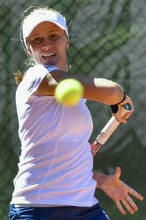 GER, Womens Tennis Bundesliga, 1 BL, TC Bredeney vs. TK Blau Weiß Aachen 09 06 2019, Tennisclub Bredeney e V 1929 in Essen, Essen, GER, Womens Tennis Bundesliga, 1 BL, TC Bredeney vs. TK Blau Weiß Aachen, in picture Zoe Hives, Australia TC Bredeney nph Mauelshagen nph00321