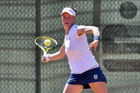 GER, Womens Tennis Bundesliga, 1 BL, TC Bredeney vs. TK Blau Weiß Aachen 09 06 2019, Tennisclub Bredeney e V 1929 in Essen, Essen, GER, Womens Tennis Bundesliga, 1 BL, TC Bredeney vs. TK Blau Weiß Aachen, in picture Dinah Pfizenmaier, Germany TC Bredeney nph Mauelshagen nph00321