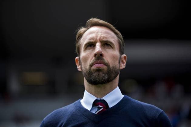9th June 2019, St& xe1;dio D Afonso Henriques, Porto, Portugal; UEFA Nations League Football 3rd placed final, England versus Switzerland; Head Coach Gareth Southgate of ENG  ActionPlus12142540 NikolaxKrstic