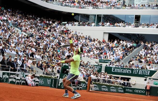 TENNIS - ATP, Tennis Herren French Open 2019 PARIS,FRANCE,09.JUN.19 - TENNIS - ATP World Tour, French Open, Roland Garros, Grand Slam, final. Image shows Rafael Nadal (ESP). GEPAxpictures xMatthiasxHauer