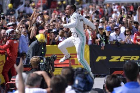HAMILTON Lewis F1 Team Mercedes AMG winner in Montreal Formula 1 GP 2019 Canada at 09 06 2019 in Montreal
