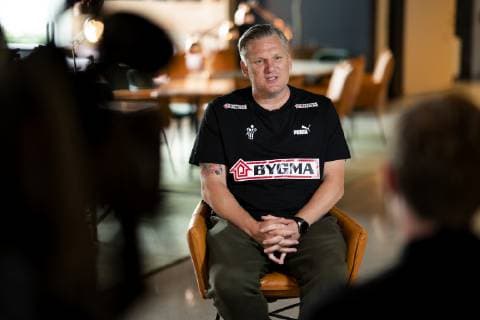 Traener Nikolaj Bredahl Jacobsen Mens Handball European Championship Qualifying National Teams press conference at Hotel Scandic in Copenhagen Harbor, Monday 10 June 2019, Copenhagen Denmark,  Copyright: fotograf@clausbech.dk ClausxBechx COP106 spdk20190610-150157-L