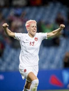 Sport Bilder des Tages (190611) -- MONTPELLIER, June 11, 2019 (Xinhua) -- Sophie Schmidt of Canada celebrates during the group E match between Canada and Cameroon at the 2019 FIFA Women s World Cup in Montpellier, France on June 10, 2019. Canada won 1-0. (Xinhua Xiao Yijiu) (SP)FRANCE-MONTPELLIER-2019 FIFA WOMEN S WORLD CUP-GROUP E-CANADA VS CAMEROON 