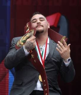 Mexican world boxing heavyweight champion Andy Ruiz Jr. delivers a press conference, PK, Pressekonferenz in Mexico City, Mexico, 11 June 2019. Andy Ruiz Jr. s press conference !ACHTUNG: NUR REDAKTIONELLE NUTZUNG!  Copyright: xMarioxGuzmanx MEX4577 20190611-636958920976556220