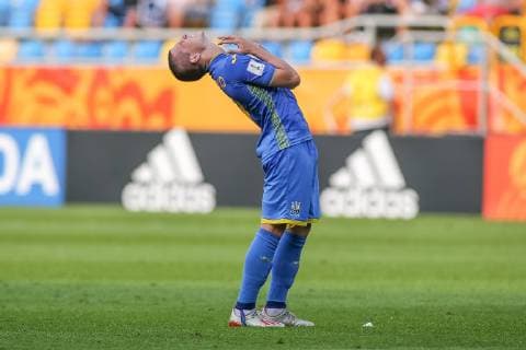 June 11, 2019 - Gdynia, pomorskie, Poland - Viktor Korniienko of Ukraine seen in action during the FIFA U-20 World Cup match between Ukraine and Italy (semi-finals) in Gdynia. Ukraine Vs Italy in Gdynia, Poland - 11 Jun 2019 - ZUMAs197 20190611_zaa_s197_048 Copyright: xTomaszxZasinskix