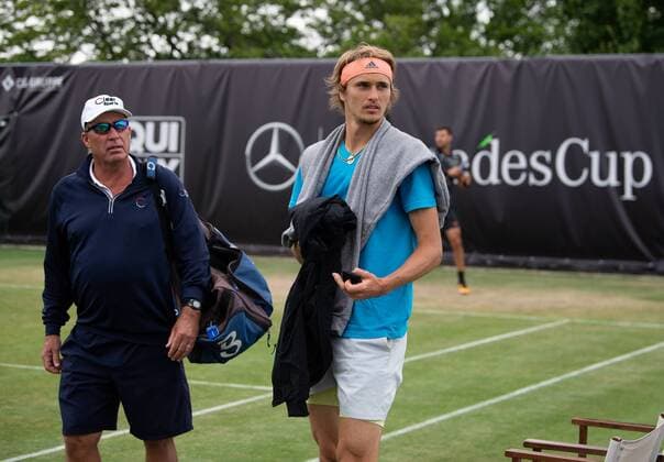 MercedesCup 2019, Alexander Zverev GER and Ivan Lendl MercedesCup 2019