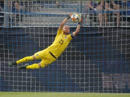 11 06 2019, Profertil Arena, Hartberg, AUT, Test match, U21, Austria vs. France, in picture Alexander Schlager AUT Alexander Schlager AUT during the International U21 Friendly Football Match between Austria and France at the Profertil Arena in Hartberg, Austria on 2019 06 11 Hartberg  EX_IES