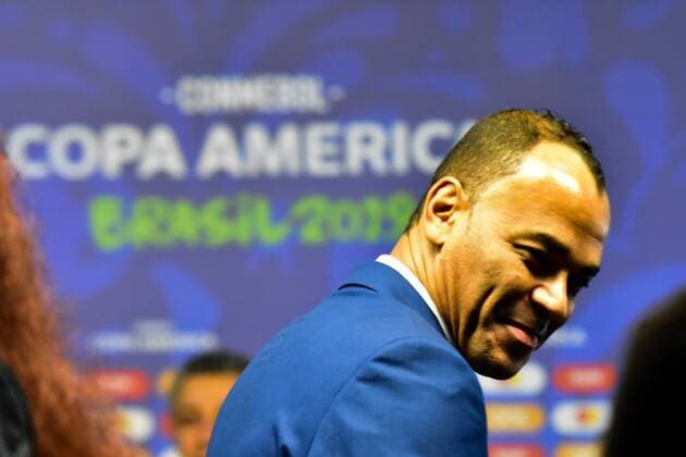 Media Briefing Copa América SÃO PAULO, SP - 12.06.2019: MEDIA BRIEFING COPA AMÉRICA - The local organizing committee and CONMEBOL held Media Briefing on Copa América at the Morumbi Stadium, venue of the 2019 Copa América in Sao Paulo, on Wednesday (12). In the photo the former player Cafu. (Photo: Roberto Casimiro Fotoarena) x1746065x  RobertoxCasimiro