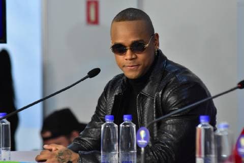 Media Briefing Copa América SÃO PAULO, SP - 12.06.2019: MEDIA BRIEFING COPA AMÉRICA - The local organizing committee and CONMEBOL held Media Briefing on Copa América at the Morumbi Stadium, venue of the 2019 Copa América in Sao Paulo, on Wednesday (12). In the photo the singer Léo Santana. (Photo: Roberto Casimiro Fotoarena) x1746103x  RobertoxCasimiro
