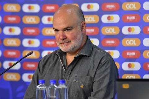 Media Briefing Copa América SÃO PAULO, SP - 12.06.2019: MEDIA BRIEFING COPA AMÉRICA - The local organizing committee and CONMEBOL held Media Briefing on Copa América at the Morumbi Stadium, venue of the 2019 Copa América in Sao Paulo, on Wednesday (12). In the photo Edson Erdmann, (Photo: Roberto Casimiro Fotoarena) x1746112x  RobertoxCasimiro