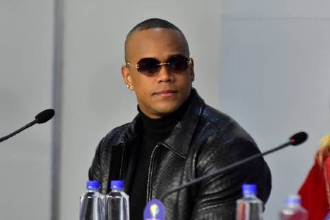 Media Briefing Copa América SÃO PAULO, SP - 12.06.2019: MEDIA BRIEFING COPA AMÉRICA - The local organizing committee and CONMEBOL held Media Briefing on Copa América at the Morumbi Stadium, venue of the 2019 Copa América in Sao Paulo, on Wednesday (12). In the photo the Cantor Léo Santana. (Photo: Roberto Casimiro Fotoarena) x1746117x  RobertoxCasimiro
