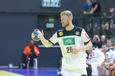 Tel Aviv Jaffa, Israel 12 06 2019, EHF EURO Qualification 2020, Round 5, Group 1, Israel Germany, Philipp Weber GER controls the ball Defodi 09 535 000290 Defodi-535
