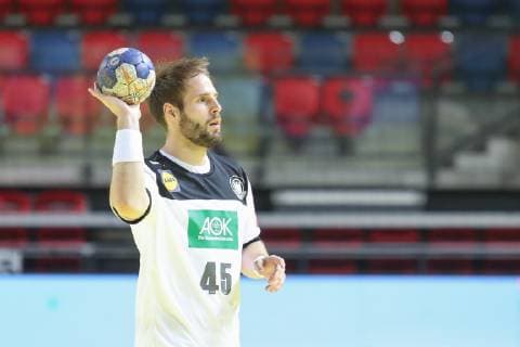 Tel Aviv Jaffa, Israel 12 06 2019, EHF EURO Qualification 2020, Round 5, Group 1, Israel Germany, Nico Budel GER controls the ball Defodi 09 535 000298 Defodi-535