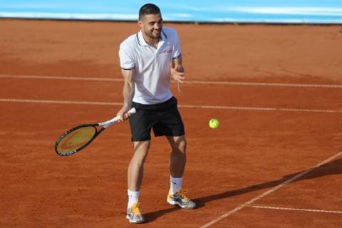 Zagreb, 12.06.2019 - Charity tournament Gem Set Hrvatska organized by the best Croatian tennis player Marin Cilic (Marin Cilic foundation). Mateo Kovacic 