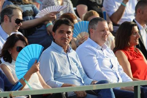 Zagreb, 12.06.2019 - Charity tournament Gem Set Hrvatska organized by the best Croatian tennis player Marin Cilic (Marin Cilic foundation). Zlatko Dalic 