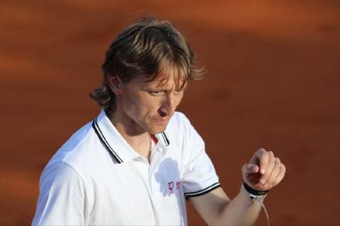 Zagreb, 12.06.2019 - Charity tournament Gem Set Hrvatska organized by the best Croatian tennis player Marin Cilic (Marin Cilic foundation). Luka Modric 