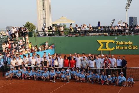 Zagreb, 12.06.2019 - Charity tournament Gem Set Hrvatska organized by the best Croatian tennis player Marin Cilic (Marin Cilic foundation). 