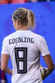 12 06 2019, xkvx, Football Women World Cup France, Germany Spain emspor, v l Lena Goessling German Football National Team DFB GPS Tracker GPS Geraet Valenciennes
