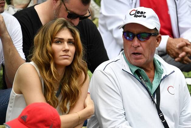 on the tribune Ivan Lendl coach of Alexander Zverev GER right and former and current friend Olga Sharypova of Alexander Zverev GER 13 06 2019 Tennis Mercedes Cup Stuttgart 2019 Weißenhof ATP 250 08 16 06 2019 Mercedes Cup Stuttgart 2019 Weißenhof ATP 250