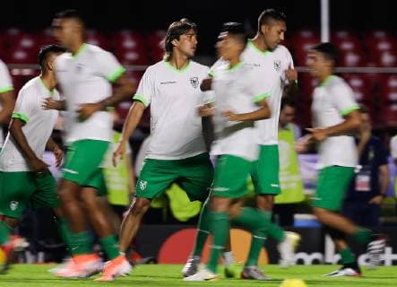 Training of the Brazilian Team in São Paul SÃO PAULO, SP - 13.06.2019: TRAINING OF THE BRAZILIAN TEAM IN SÃO PAUL - Marcelo Moreno (center) during training of the Bolivian national team, Nationalteam at the Morumbi Stadium in São Paulo, SP. The Bolivian team faces the Brazilian team tomorrow for the first match of the Copa América 2019. (Photo: Marcelo Machado de Melo Fotoarena) x1747043x  MarceloxMachadoxdexMelo