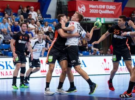 Tallinn, 13.06.2019 Käsipall Eesti - Holland. 27:33. European Handball Federation - 2020 Men s EHF EURO , European Championship, EM, Europameisterschaft - Qualification - Second stage. Estonia - European Handball. 27:33 FOTO: MIHKEL MARIPUU EESTI MEEDIA TALLINN HARJUMAA ESTONIA  Copyright: xMihkelxMaripuux
