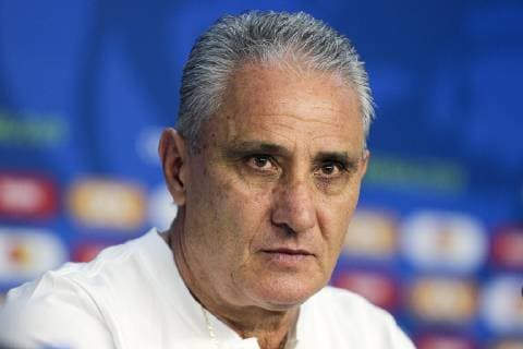 13th June 2019, Morumbi Stadium, Sao Paulo, Brazil ; The Brazilian National football team training before their Copa America game versus Bolivia on 15th June; Head coach Tite  ActionPlus12143802 L& xe9;oxPinheiro