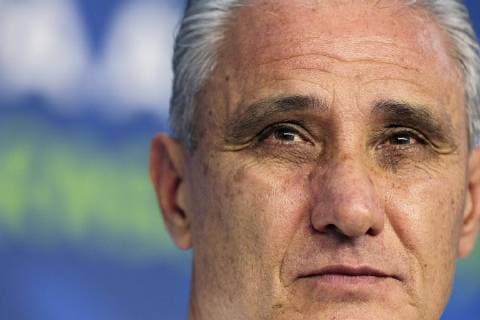 13th June 2019, Morumbi Stadium, Sao Paulo, Brazil ; The Brazilian National football team training before their Copa America game versus Bolivia on 15th June; Head coach Tite  ActionPlus12143805 L& xe9;oxPinheiro