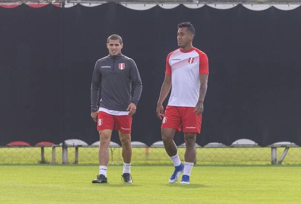 Fußball, Copa America, Nationalteam Peru Training Treino da Selecao do Perú PORTO ALEGRE, RS - 14.06.2019: TREINO DA SELEcaO DO PERÚ - Peruvian team performs training at CT Parque Gigante on Friday morning (14) in Porto Alegre, RS, Brazil. (Photo: Raul Pereira Fotoarena) x1747309x  RaulxPereira