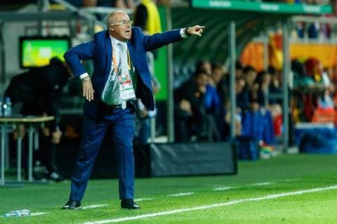 Gdynia, Poland, 14 06 2019, FIFA U 20 World Cup Poland 2019, Match for 3rd place, Italy Ecuador, Coach Jorge Celico ECU gesticulated, gestic Defodi 01048 181407 Defodi-048