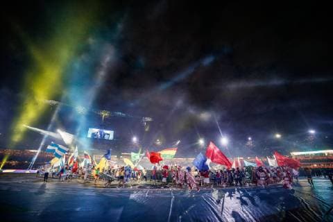 Brazil vs. Bolivia SÃO PAULO, SP - 14.06.2019: BRAZIL VS. BOLIVIA - Opening Ceremony before the match between Brazil and Bolivia, valid for the 2019 Copa America group stage, held this Friday (14) at the Morumbi Stadium in São Paulo, SP. (Photo: Marcelo Machado de Melo Fotoarena) x1747783x  MarceloxMachadoxdexMelo