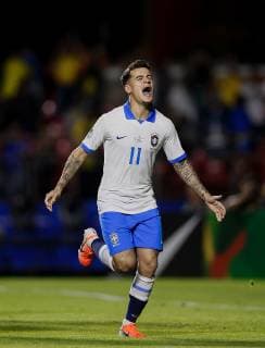 Brazil vs. Bolivia SÃO PAULO, SP - 14.06.2019: BRAZIL VS. BOLIVIA - Philippe Coutinho of Brazil celebrates after scoring a goal during a match between Brazil and Bolivia, valid for the 2019 Copa America group stage, held this Friday (14) at the Morumbi Stadium in São Paulo, SP. (Photo: Marcelo Machado de Melo Fotoarena) x1747873x  MarceloxMachadoxdexMelo