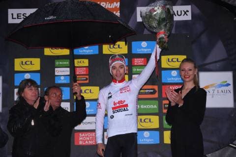 LAMBRECHT Bjorg (BEL) of LOTTO SOUDAL during stage 7 of the 71th edition of the Criterium du Dauphine Libere cycling race, a stage of 133 kms between Saint-Genix-les-Villages and Les Sept Laux-Pipay on June 15, 2019 in Les Sept Laux-Pipay, France, 15 06 2019 CYCLISME : Criterium du Dauphine Libere - Etape 7 - Saint-Genix-les-Villages Les Sept Laux-Pipay - 15 06 2019 Photonews Panoramic 